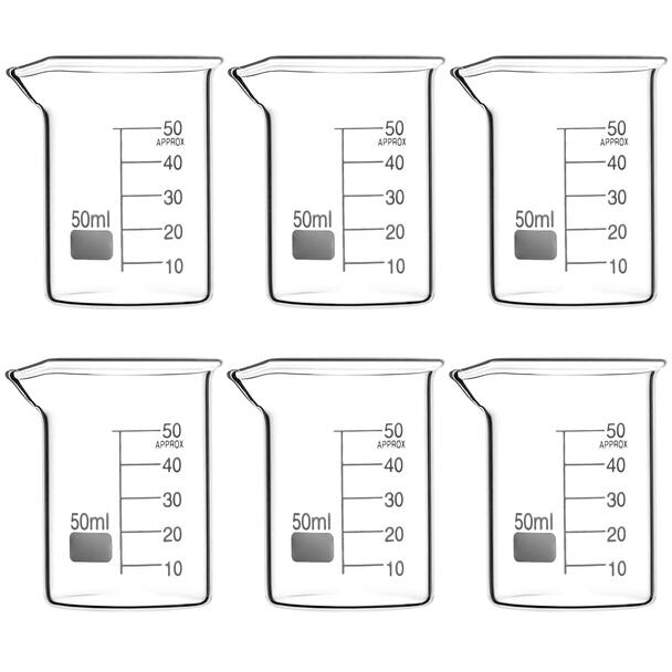 50 ml Borosilicate Beakers